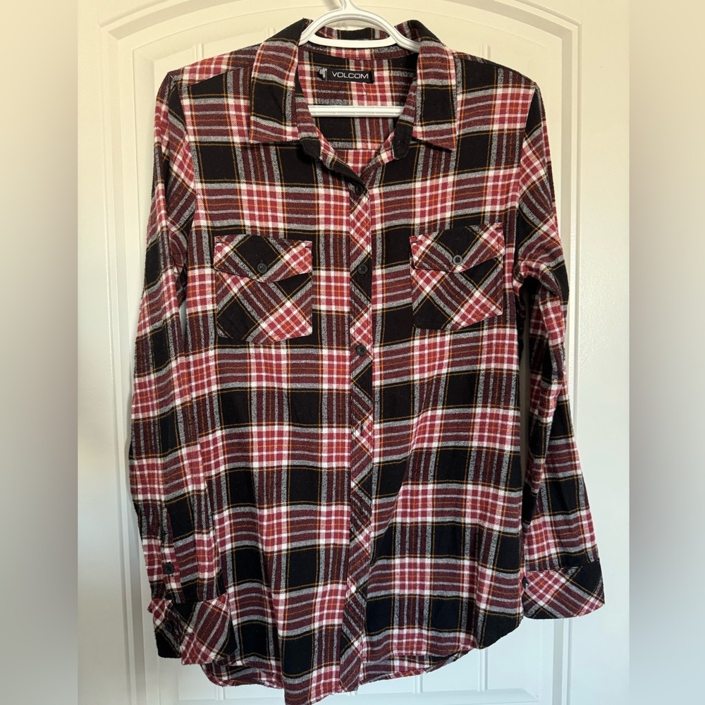 Volcom Plaid Button-Up Shirt